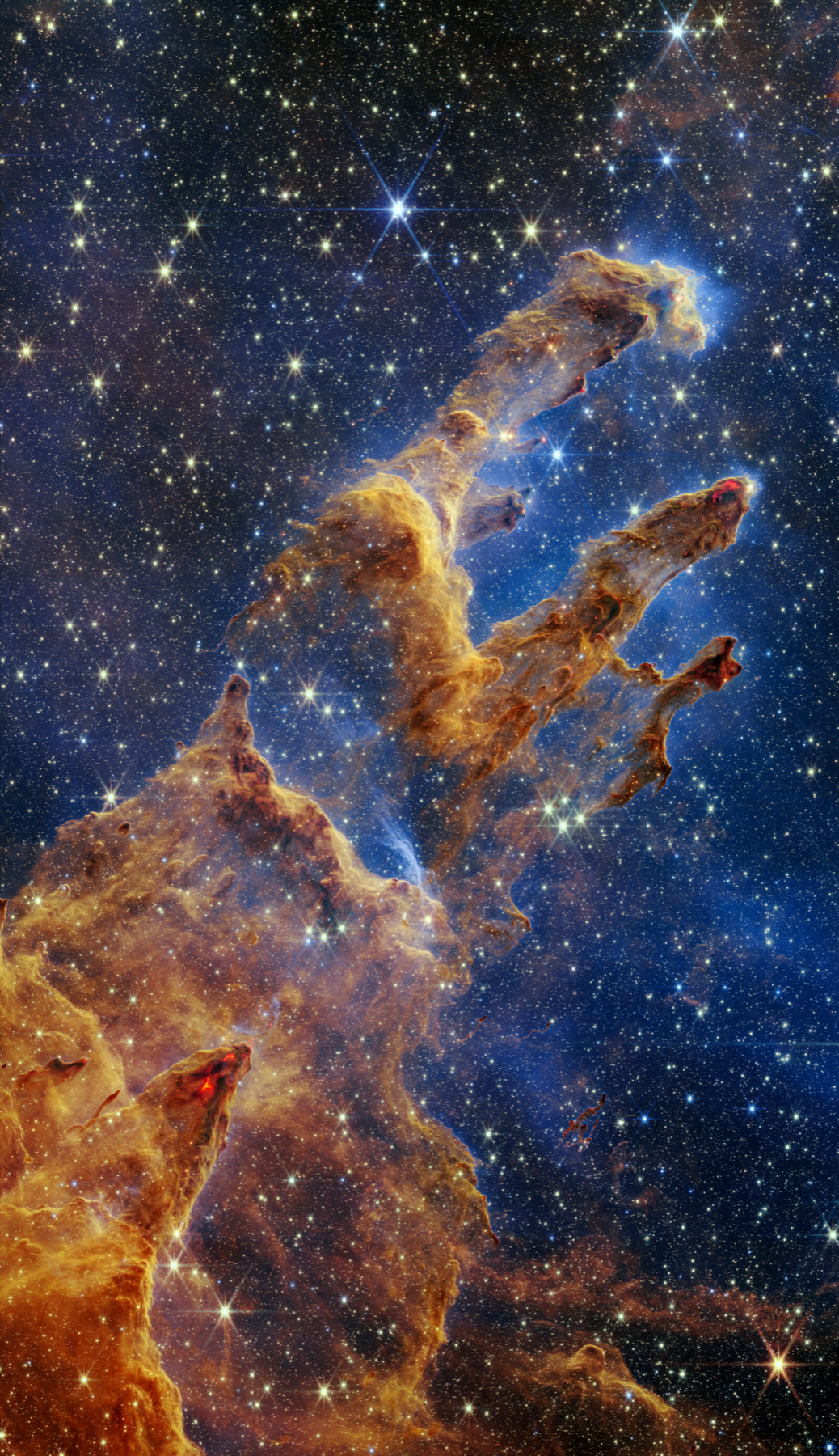 Pillars of Creation (JWST NIRCam, 2022)